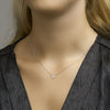 vDam Zilveren Collier Hart 1329556