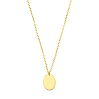 vDam 14k Geelgouden Graveer Collier 4030763