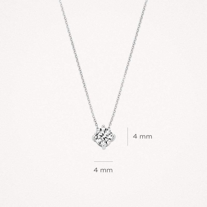 Blush Ketting 14kt Witgoud 3057WZI