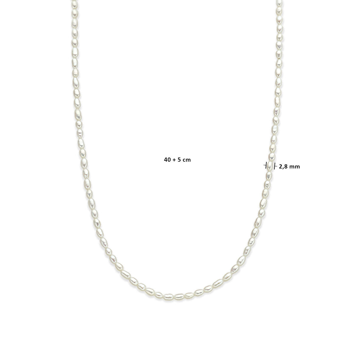 vDam 14k Geelgouden Parel Collier 4028710