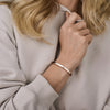 vDam Zilveren Gerhodineerde Scharnier Armband 1336673