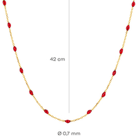 Blush ketting rood 3162YRR