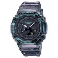 Casio G-shock digital glitch GA-2100NN-1AER