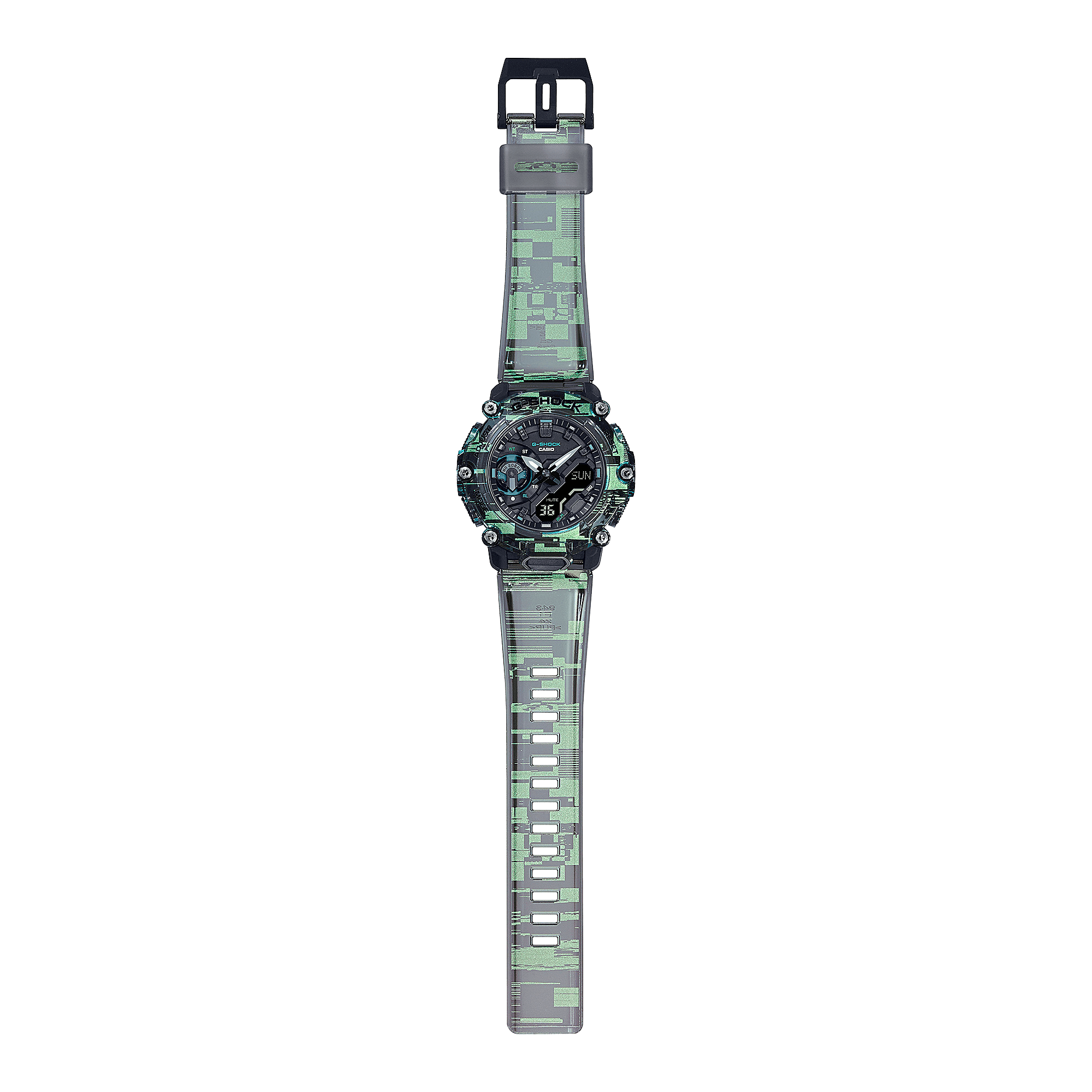 Casio G-shock digital glitch GA-2200NN-1AER