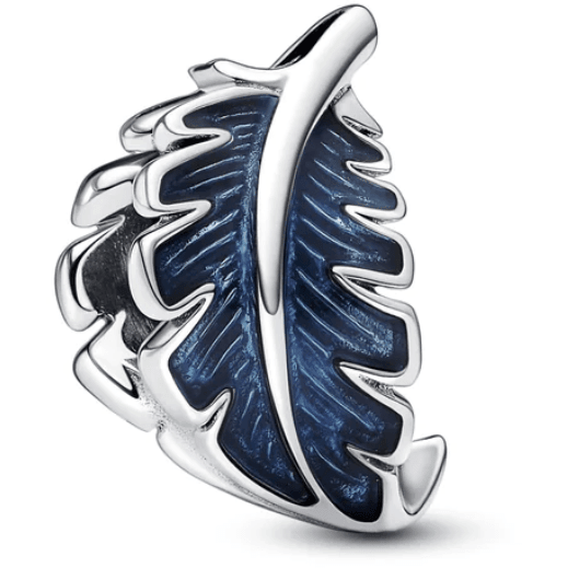 Pandora Bedel blauwe veer 792576C01