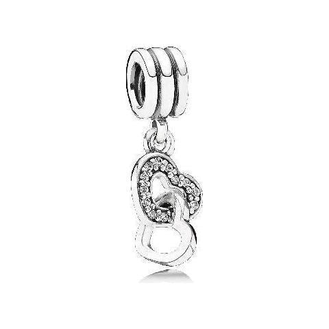 Pandora Bedel hart hangend 791242CZ