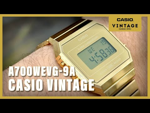 Casio Vintage Goud A700WEVG-9AEF