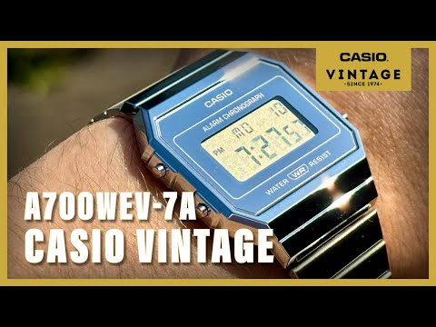 Casio Vintage Grijs A700WEV-7AEF