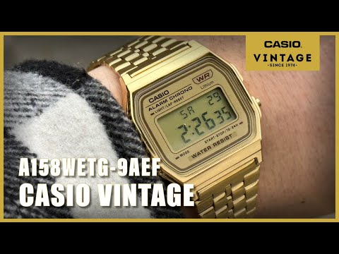 Casio Vintage A158WETG-9AEF