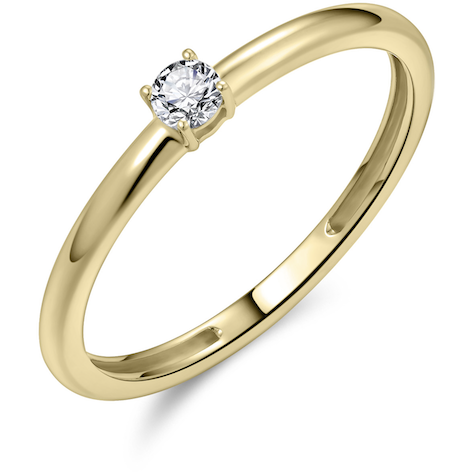Gouden Ring met zirkonia VGR013