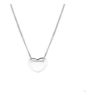 vDam zilveren ketting hart 1324638