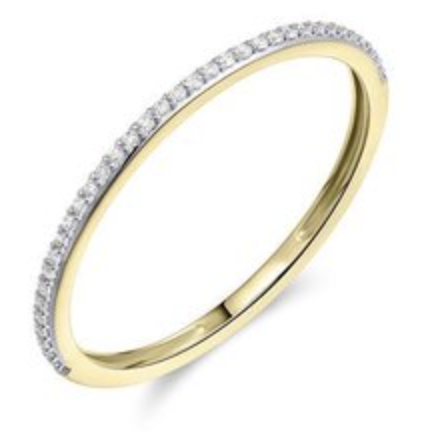 Gouden ring met Zirkonia VGR039