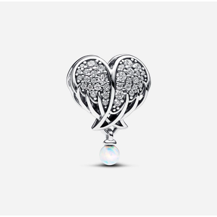 Pandora Bedel vleugel hart 792980C01